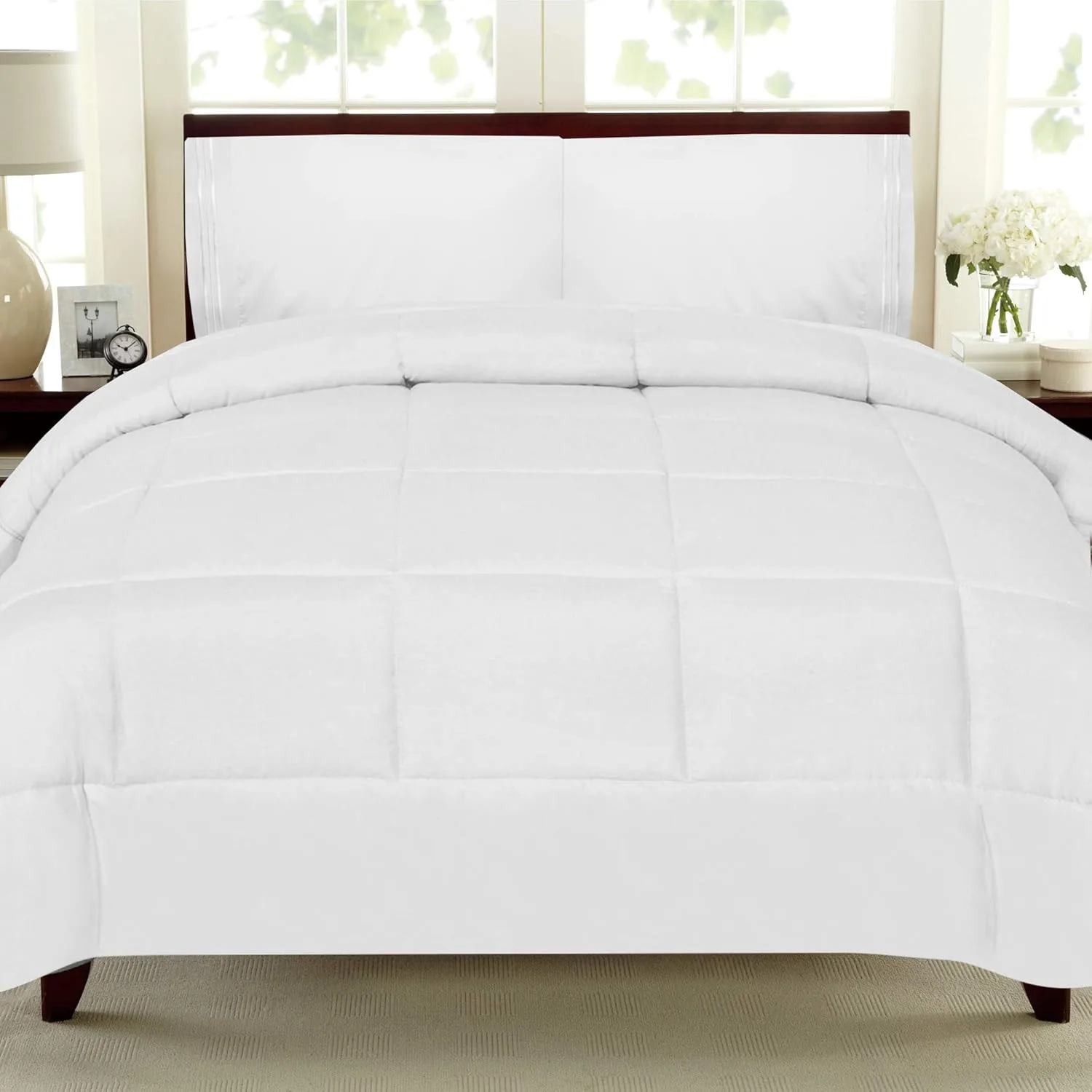 My Sweet Home Goose Down Alternative Comforter, King, White