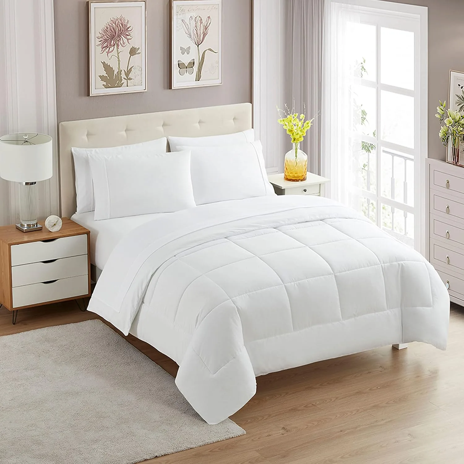 King Size Comforter Set with Sheets