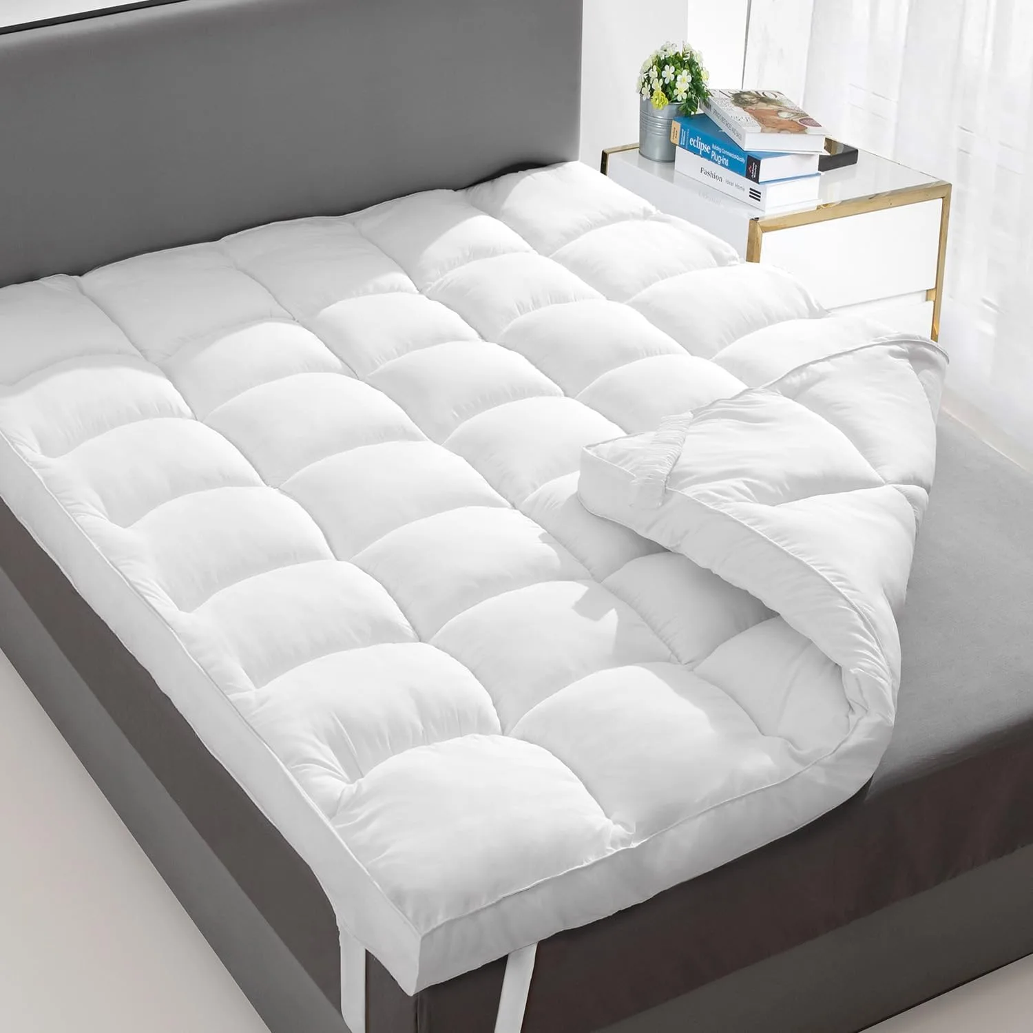 Extra Thick Fitted Mattress Topper