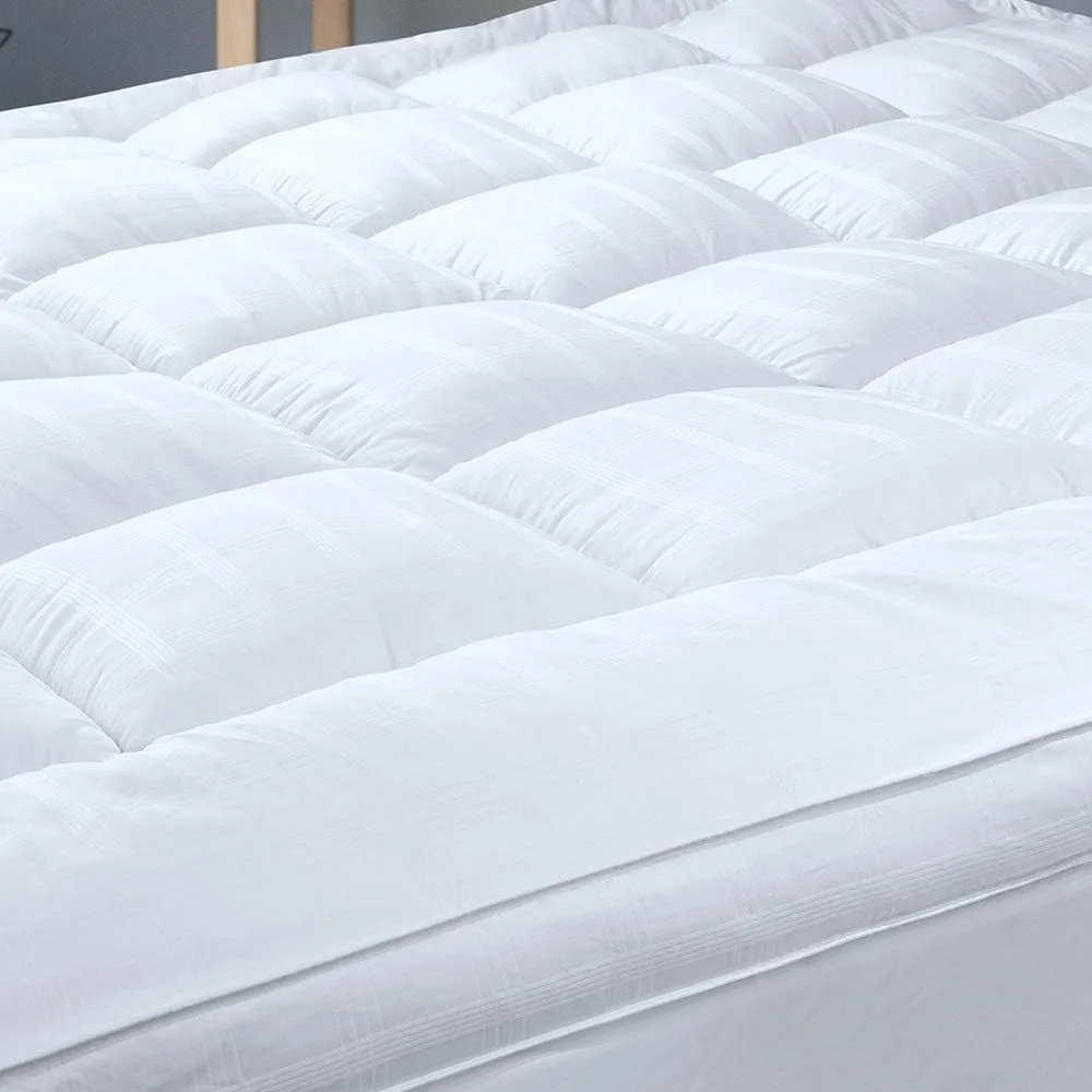 Extra Thick Pillow Top Mattress Topper Queen Size