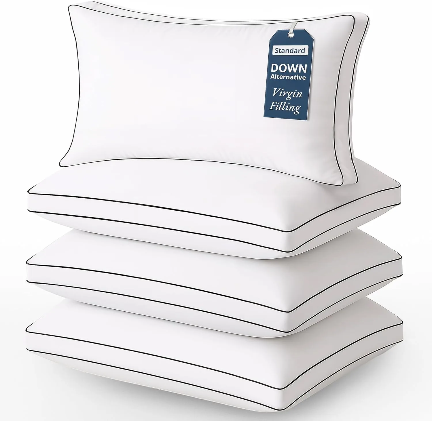 LANE Linen Pillows Standard Size Set of 4