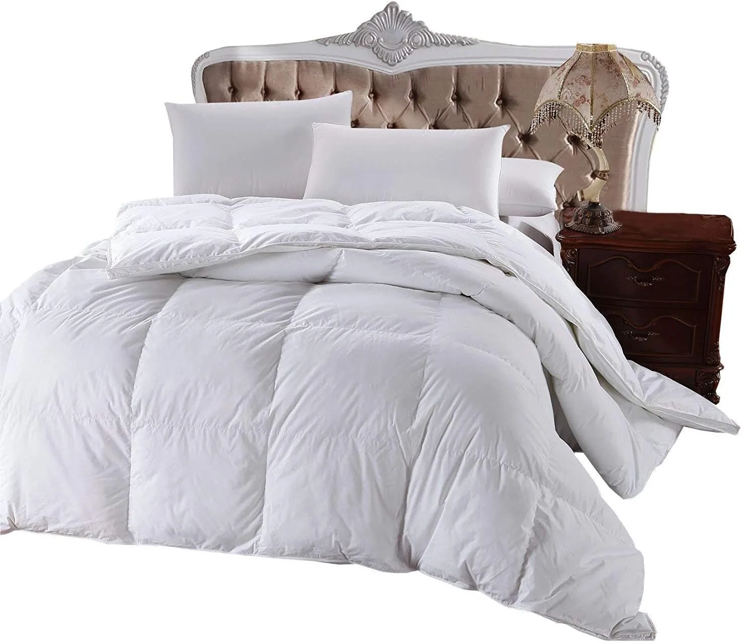 Royal Hotel Bedding 300 Thread Count King/Cal-King Size Down-Alternative Comforter