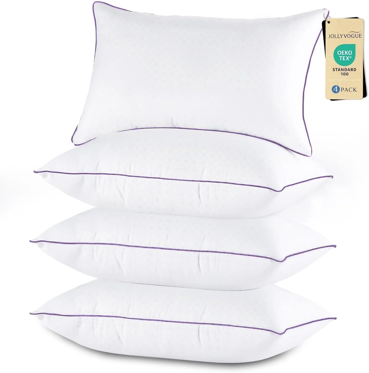 Jollyvogue Pillows King Size Set of 4