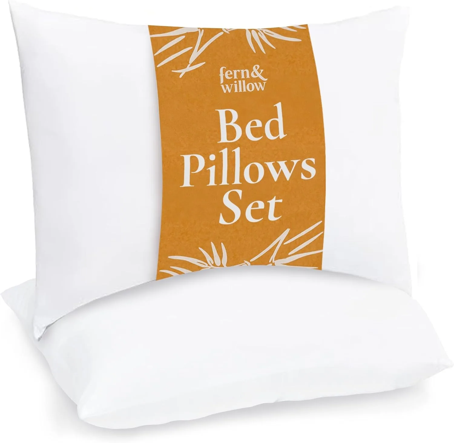 Fern and Willow Queen Size Bed Pillows